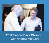 2012 Fellow Dave Wesson with Andrew McAuley
