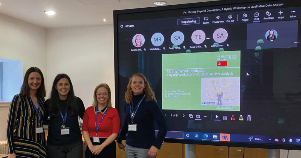 Kathy Hamilton, Ines Branco-Illodo, Teresa Heath and Carolyn Wilson-Nash pictured at the workshop